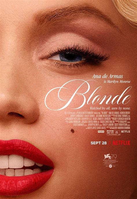 It’s worth noting here that <b>Blonde</b> is not based on any of the Marilyn memoirs that sprang up in the wake of her death after a drug overdose in 1962; its source is Joyce Carol Oates’ 2000 novel. . Blonde 2022 reviews